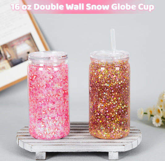 Snow Globe Tumbler - Custom Live
